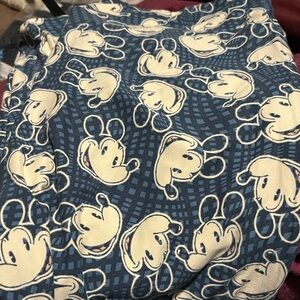 LuluRoe Leggings Size Tall/Curvy Mickey Mouse